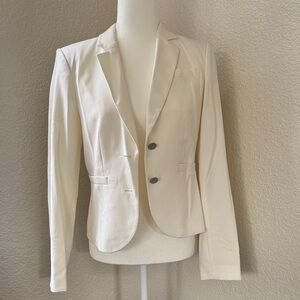 Calvin Klein Off-White Polyester Blend Jacket
